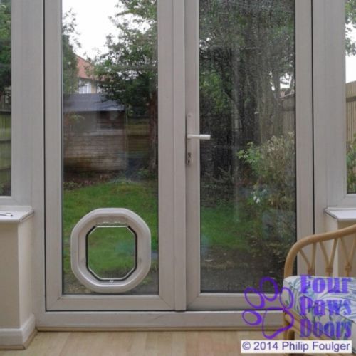 Pet Tek Large Glass Fitting Dog Door Flap