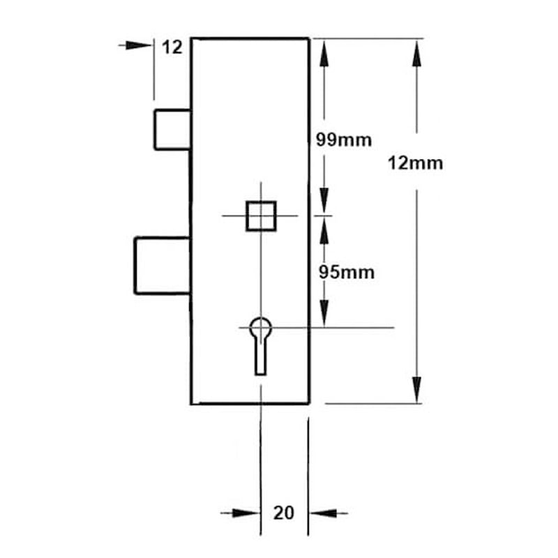 Era Vectis Multipoint Door Lock Centre Gear Box UPVC Doors 35mm Backset 5 Lever Deadbolt