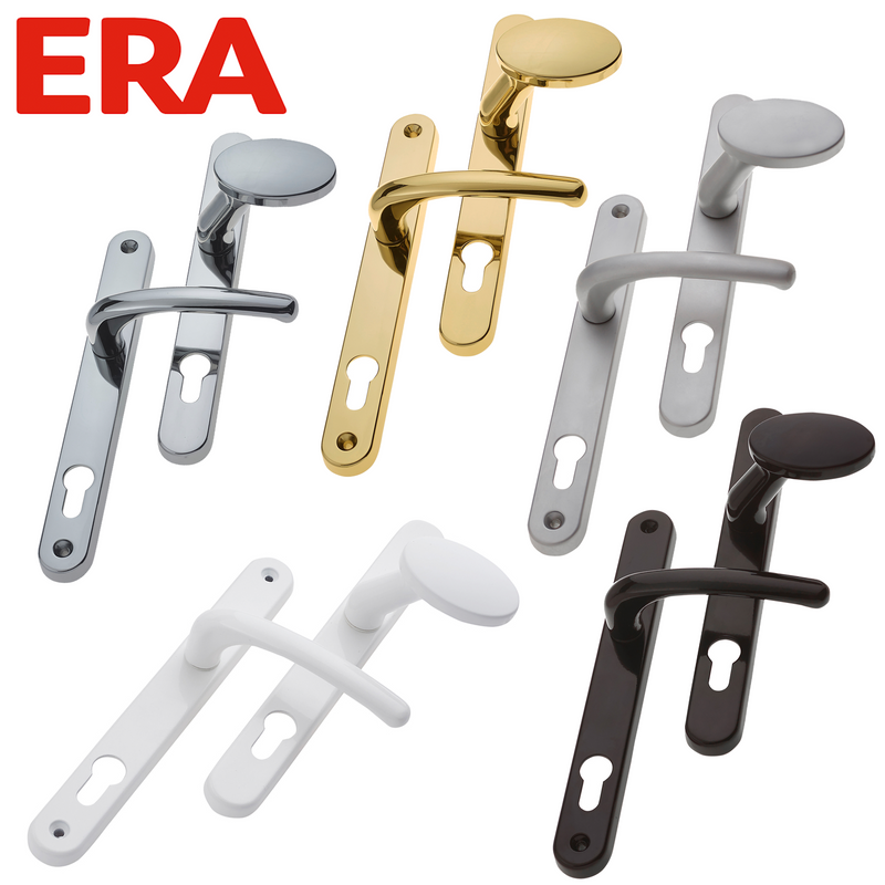 Fab Fix Balmoral UPVC Lever Pad Door Handles 92pz 210mm Screw Centres